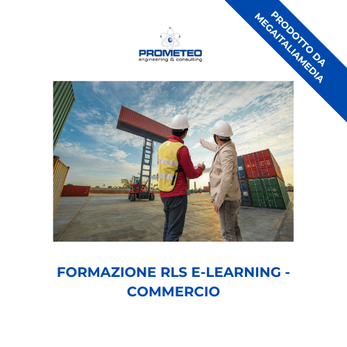 Corso Formazione RLS (e-learning) - COMMERCIO - prodotto da Megaitaliamedia Prometeo Srl