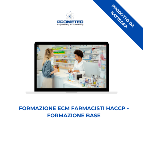 Corso formazione ECM FARMACISTI HACCP (e-learning) - FORMAZIONE BASE - prodotto da Kattedra Prometeo Srl