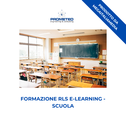 Corso Formazione RLS (e-learning) - SCUOLA - prodotto da Megaitaliamedia Prometeo Srl