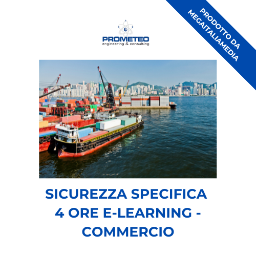 Sicurezza Specifica Basso Rischio (e-learning) - COMMERCIO - prodotto da Megaitaliamedia Prometeo Srl