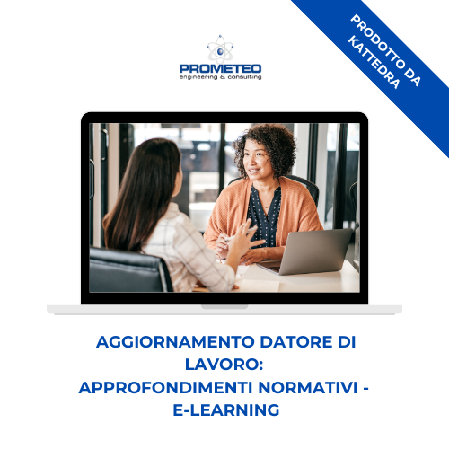 Corso aggiornamento datore di lavoro (e-learning) - APPROFONDIMENTI NORMATIVI - prodotto da Kattedra