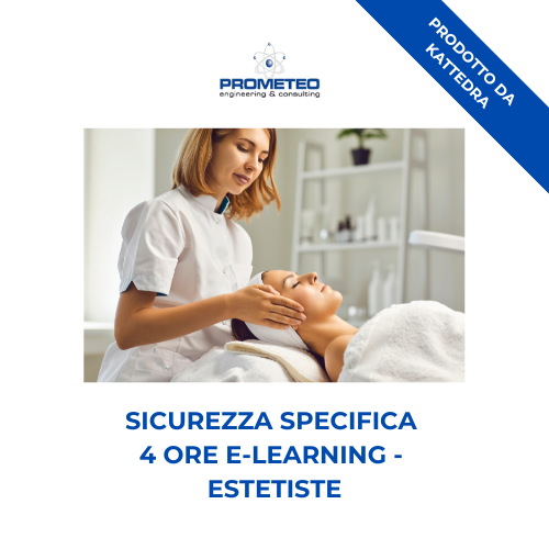 Sicurezza specifica basso rischio (e-learning) - ESTETISTE - prodotto da Kattedra Prometeo Srl