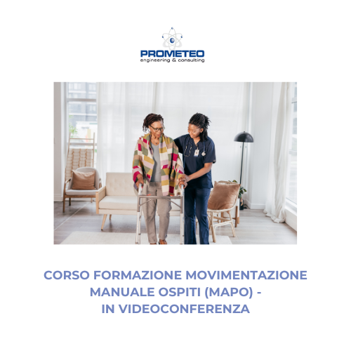 Corso di formazione per la Movimentazione Manuale Ospiti - in Videoconferenza Prometeo Srl