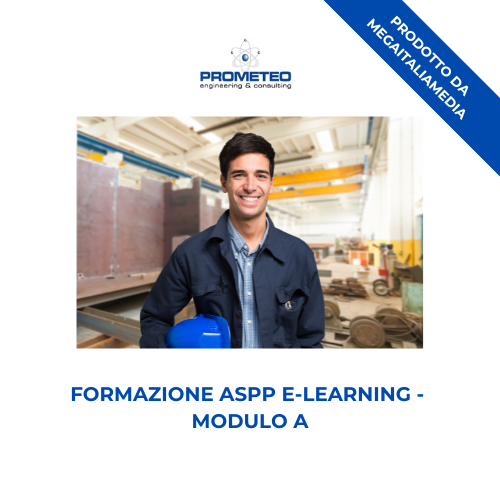 Corso formazione ASPP (e-learning) - MODULO A - prodotto da MegaItaliaMedia Prometeo Srl