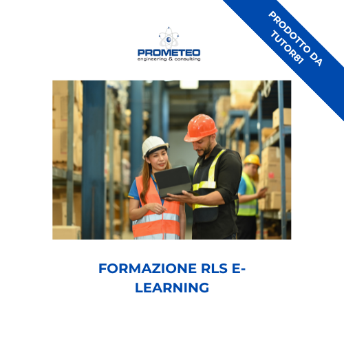 Corso formazione RLS (e-learning) - COMPLETO - prodotto da Tutor 81 Prometeo Srl