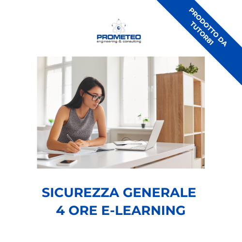 Sicurezza generale (e-learning) - prodotto da Tutor 81 Prometeo Srl