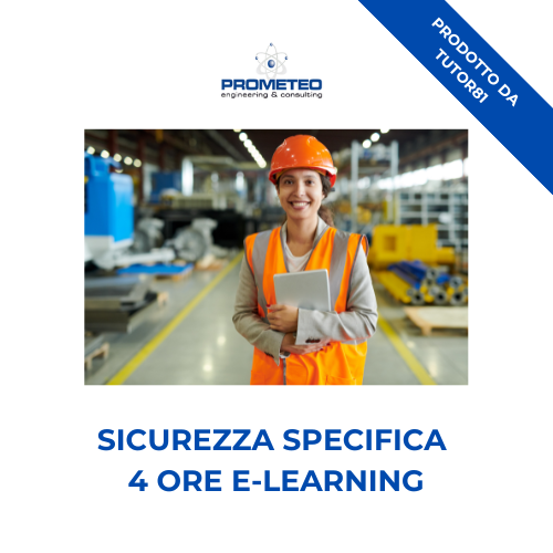 Sicurezza Specifica Basso Rischio (e-learning) - prodotto da Tutor 81 Prometeo Srl