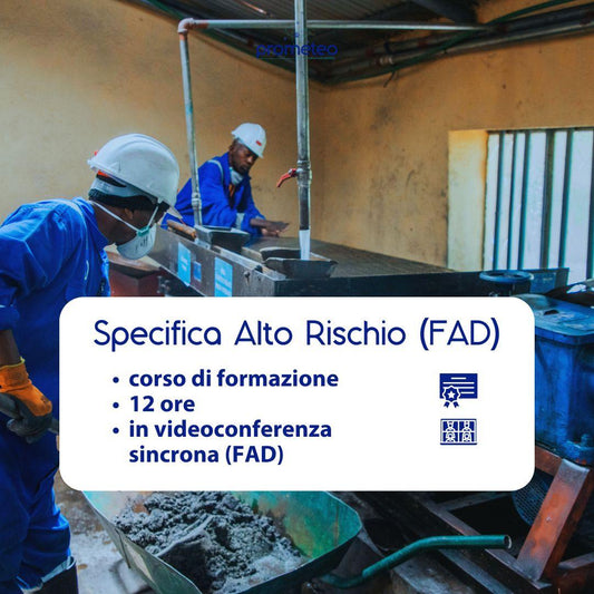 Corso Formazione Specifica Alto Rischio in Videoconferenza
