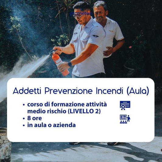 Corso Formazione Addetti Prevenzione Incendi Livello 2