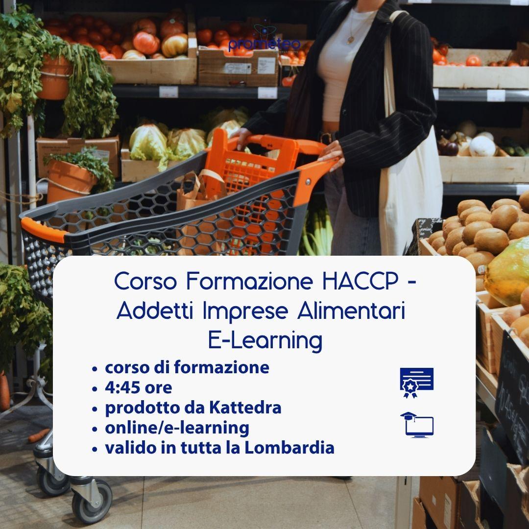Corso formazione HACCP LOMBARDIA (e-learning) - ADDETTI SETTORE ALIMENTARE: IMPRESE ALIMENTARI- prodotto da Kattedra
