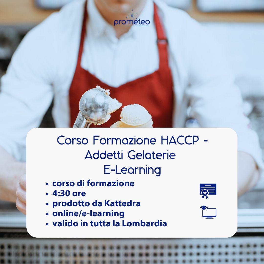 Corso formazione HACCP LOMBARDIA (e-learning) - ADDETTI SETTORE ALIMENTARE: GELATERIE - prodotto da Kattedra