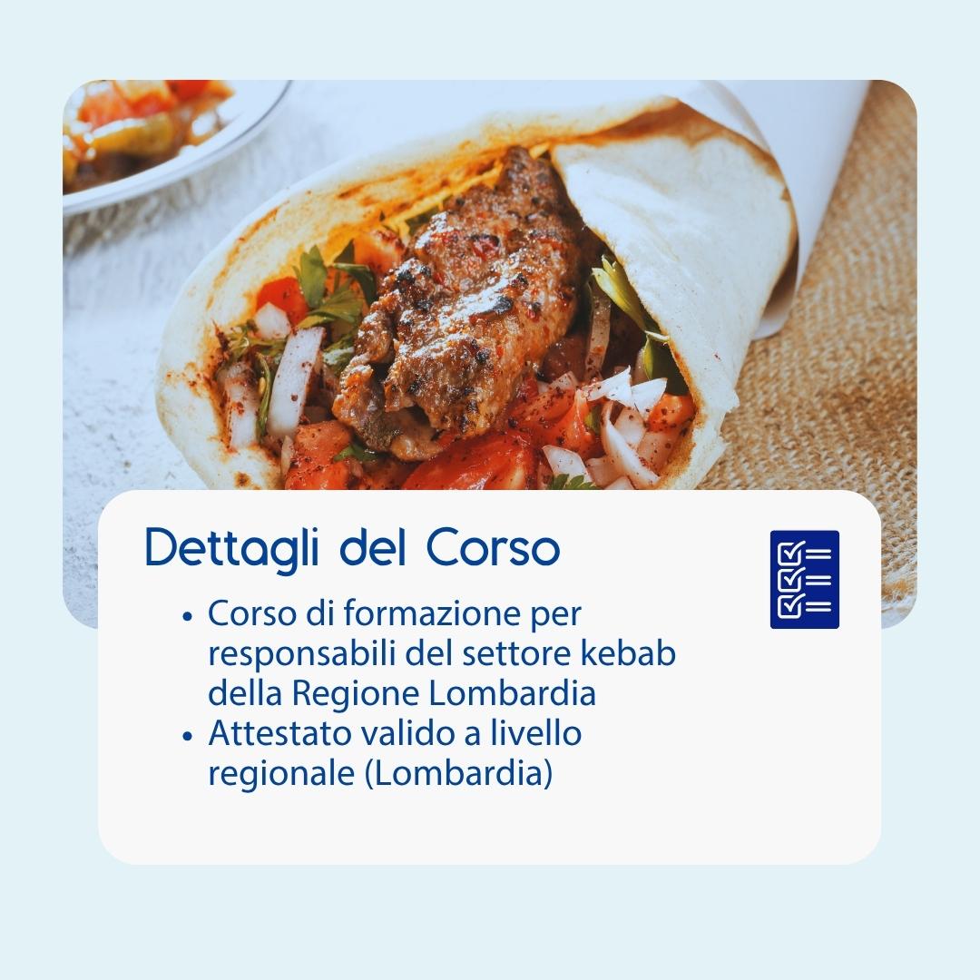 Corso formazione HACCP LOMBARDIA (e-learning) - RESPONSABILI SETTORE ALIMENTARE: KEBAB - prodotto da Kattedra