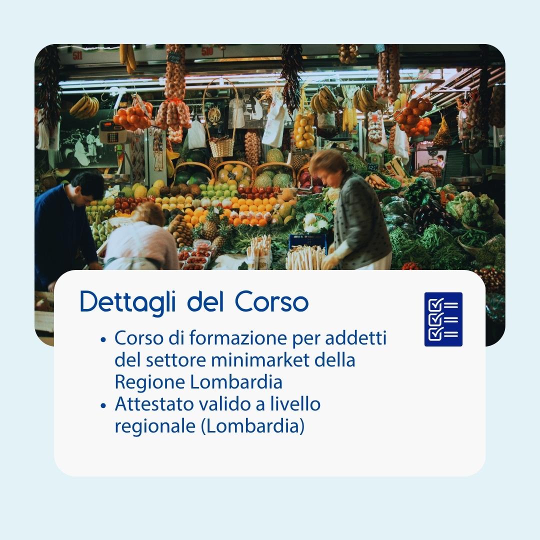 Corso formazione HACCP LOMBARDIA (e-learning) - ADDETTI SETTORE ALIMENTARE: MINIMARKET - prodotto da Kattedra