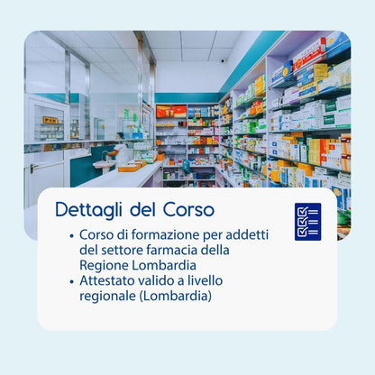 Corso formazione HACCP LOMBARDIA (e-learning) - ADDETTI SETTORE ALIMENTARE: FARMACIA- prodotto da Kattedra