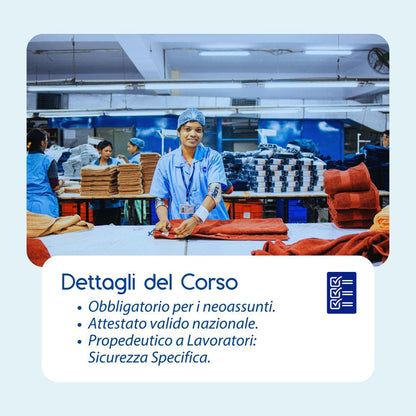 Corso Generale Sicurezza sul Lavoro Online in Videoconferenza (4 Ore) Prometeo Srl