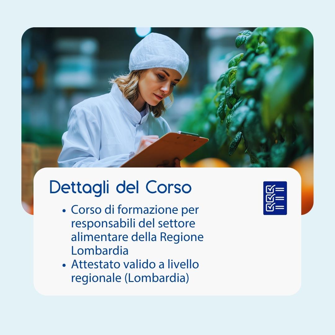 Corso formazione HACCP LOMBARDIA (e-learning) - RESPONSABILE SETTORE ALIMENTARE: IMPRESE ALIMENTARI - prodotto da Kattedra