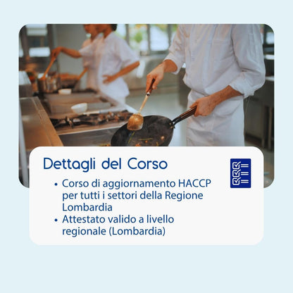 Corso aggiornamento HACCP LOMBARDIA (e-learning) - ADDETTI E RESPONSABILI TUTTI I SETTORI ALIMENTARI - prodotto da Kattedra