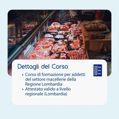 Corso formazione HACCP LOMBARDIA (e-learning) - OPERATORI SETTORE ALIMENTARE: MACELLERIE - prodotto da Kattedra