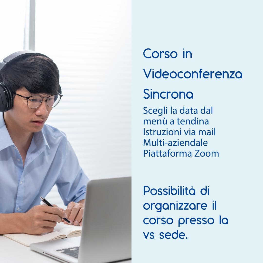 Corso Sicurezza Specifica 4 Ore Basso Rischio – Videoconferenza Sincrona Prometeo Srl