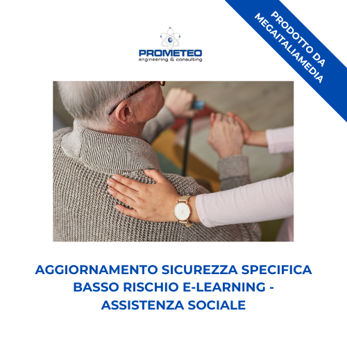 Aggiornamento sicurezza specifica basso rischio (e-learning) - ASSISTENZA SOCIALE - prodotto da MegaItaliaMedia