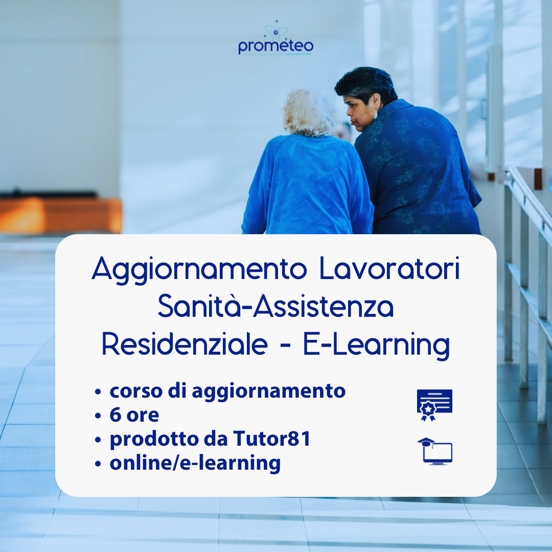 Aggiornamento sicurezza specifica lavoratori sanità online – 6 ore e-learning (SOLO PER REGIONE LOMBARDIA)