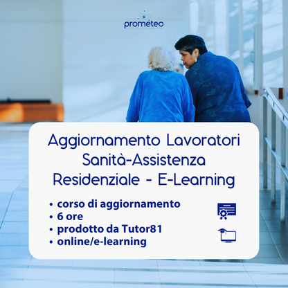 Aggiornamento sicurezza specifica lavoratori sanità online – 6 ore e-learning (SOLO PER REGIONE LOMBARDIA)