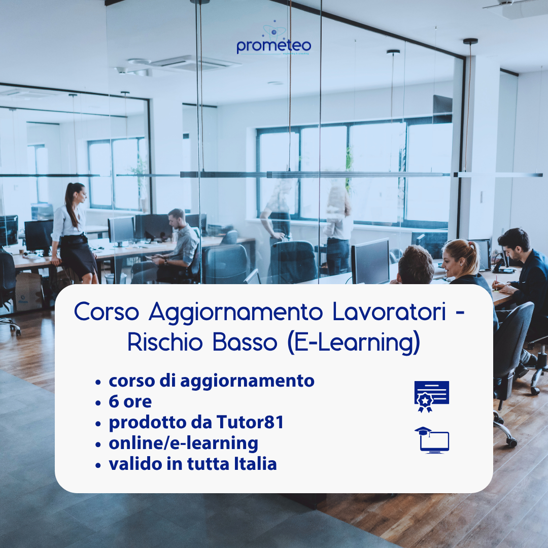 aggiornamento lavoratori rischio basso