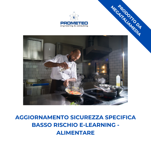 Aggiornamento sicurezza specifica basso rischio (e-learning) - ALIMENTARE - prodotto da MegaItaliaMedia