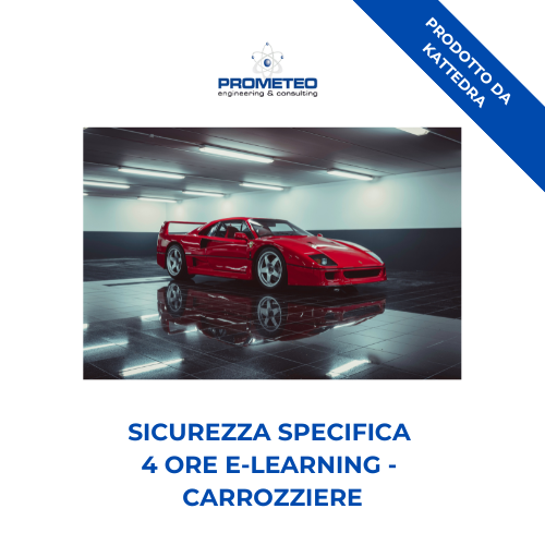 Sicurezza specifica basso rischio (e-learning) - CARROZZIERI - prodotto da Kattedra