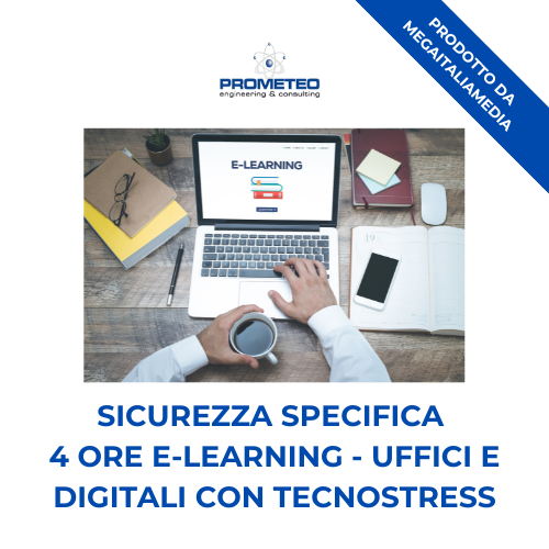 Sicurezza Specifica Basso Rischio (e-learning) - UFFICI E DIGITALI CON TECNOSTRESS - prodotto da Megaitaliamedia