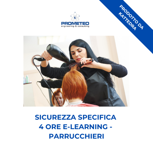 Sicurezza specifica basso rischio (e-learning) - PARRUCCHIERI - prodotto da Kattedra