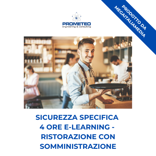 Sicurezza specifica basso rischio (e-learning) - RISTORAZIONE CON SOMMINISTRAZIONE - prodotto da MegaItaliaMedia