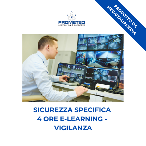 Sicurezza Specifica Basso Rischio (e-learning) - VIGILANZA - prodotto da Megaitaliamedia