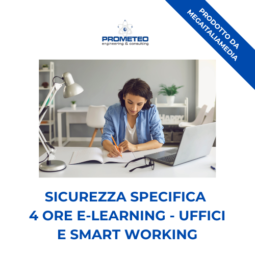 Sicurezza Specifica Basso Rischio (e-learning) - UFFICI E SMART WORKING - prodotto da Megaitaliamedia