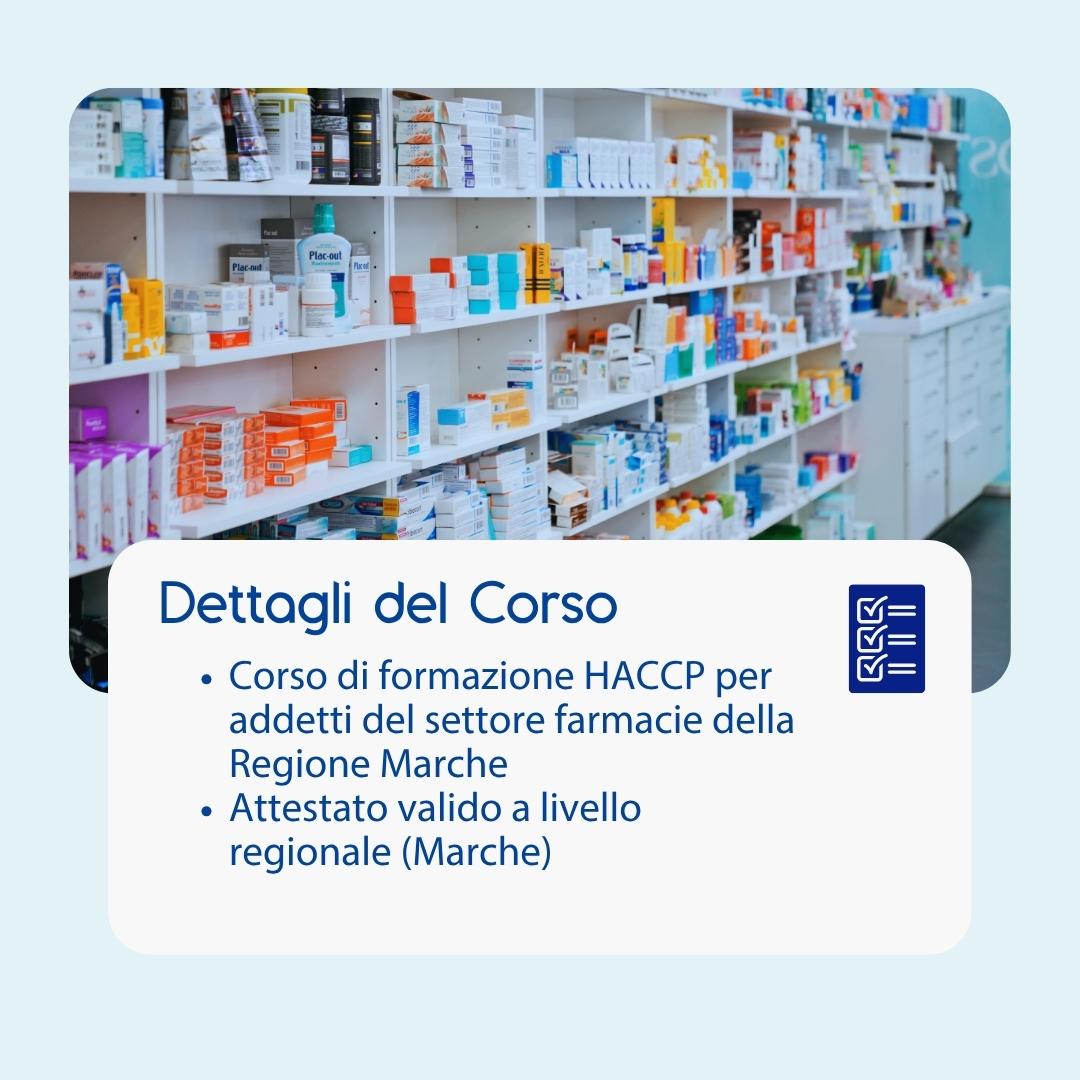 Corso formazione HACCP MARCHE (e-learning) - ADDETTI SETTORE ALIMENTARE: FARMACIA- prodotto da Kattedra
