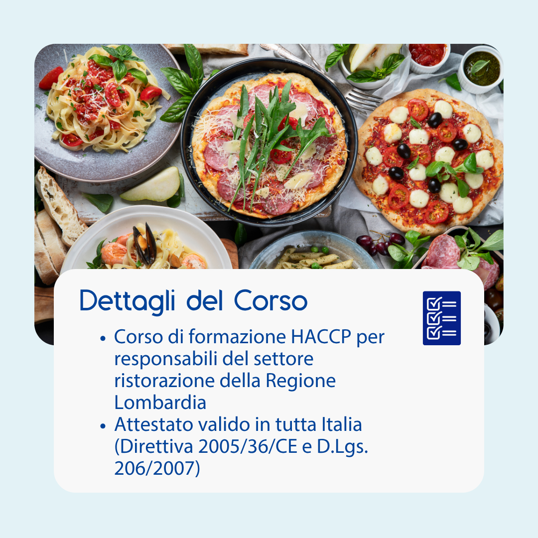 Corso formazione HACCP LOMBARDIA (e-learning) - RESPONSABILE SETTORE ALIMENTARE: RISTORAZIONE - prodotto da Kattedra