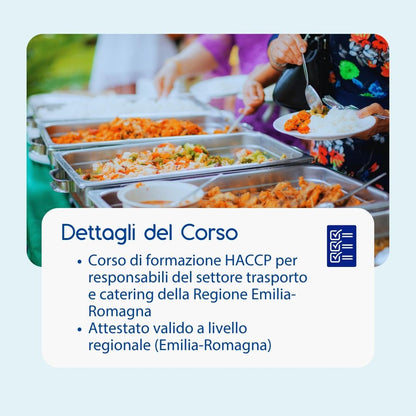 Corso formazione HACCP EMILIA-ROMAGNA (e-learning) - RESPONSABILI SETTORE ALIMENTARE: TRASPORTO ALIMENTI E CATERING - prodotto da Kattedra