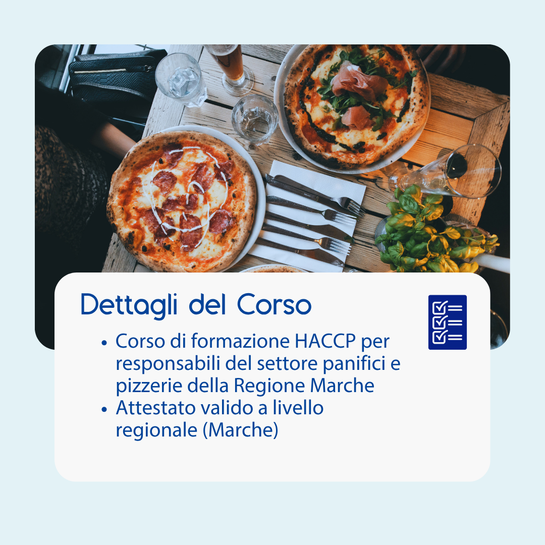 Corso formazione HACCP MARCHE (e-learning) - RESPONSABILI SETTORE ALIMENTARE: PANIFICI E PIZZERIE - prodotto da Kattedra
