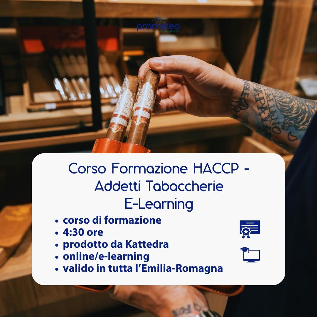 Corso formazione HACCP EMILIA-ROMAGNA (e-learning) - ADDETTI SETTORE ALIMENTARE: TABACCHERIE - prodotto da Kattedra