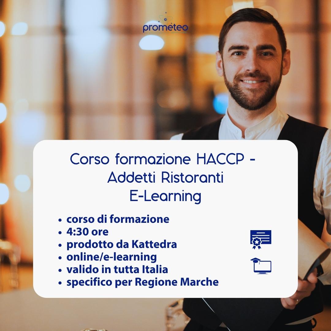 Corso formazione HACCP MARCHE (e-learning) - ADDETTI SETTORE ALIMENTARE: RISTORANTI - prodotto da Kattedra