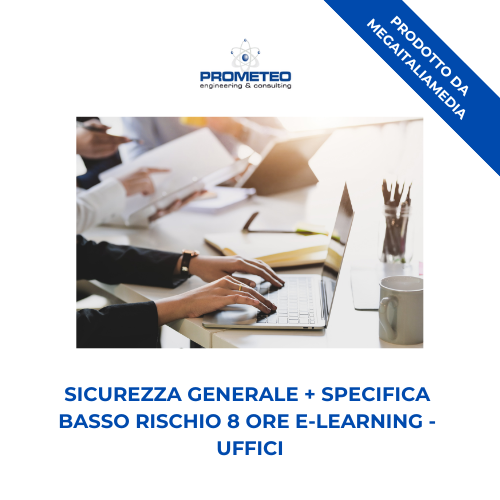 Sicurezza generale + specifica basso rischio (e-learning) - UFFICI - prodotto da MegaItaliaMedia